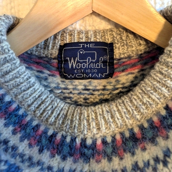 Woolrich Colorwork Sweater/Jumper - Picture 2 of 4